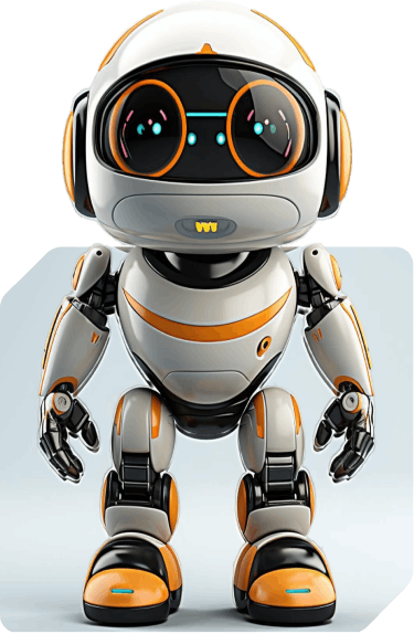 Decorative AI technology element